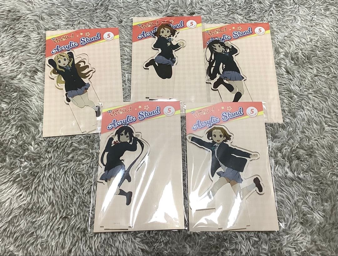 けいおん アクリルスタンドまとめ 平沢唯 秋山澪 田井中律 琴吹紬 中野梓