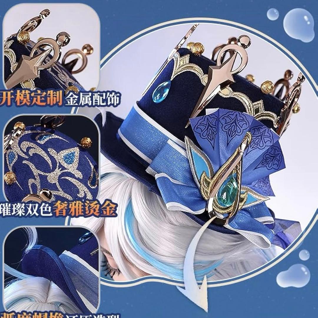 原神 白フリーナ コスプレ 三分妄想