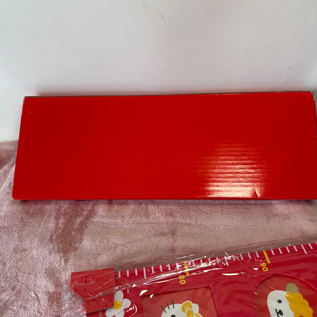 キティ 木製 身長計 フォトフレーム付き サンリオ 正規品 新品 未使用