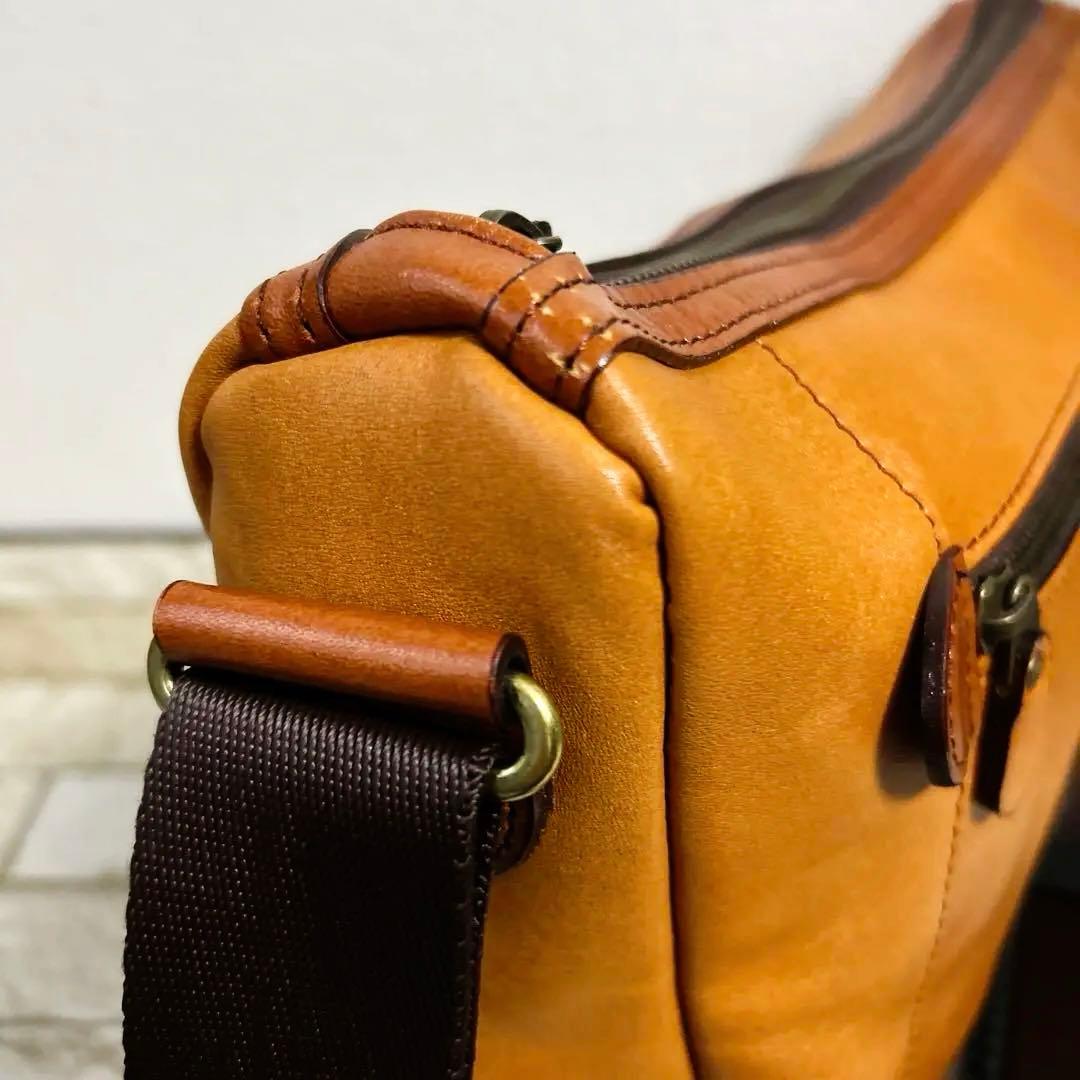 豊岡鞄　ショルダーバッグ メンズ 本革 斜めがけ SADDLE 16452