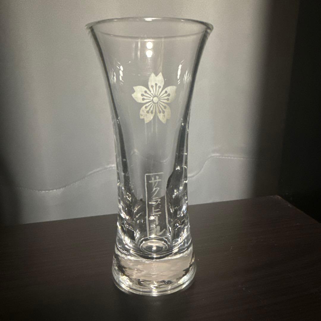 希少　戦前　サクラビール　ビールグラス　和ガラス　大正ロマン
