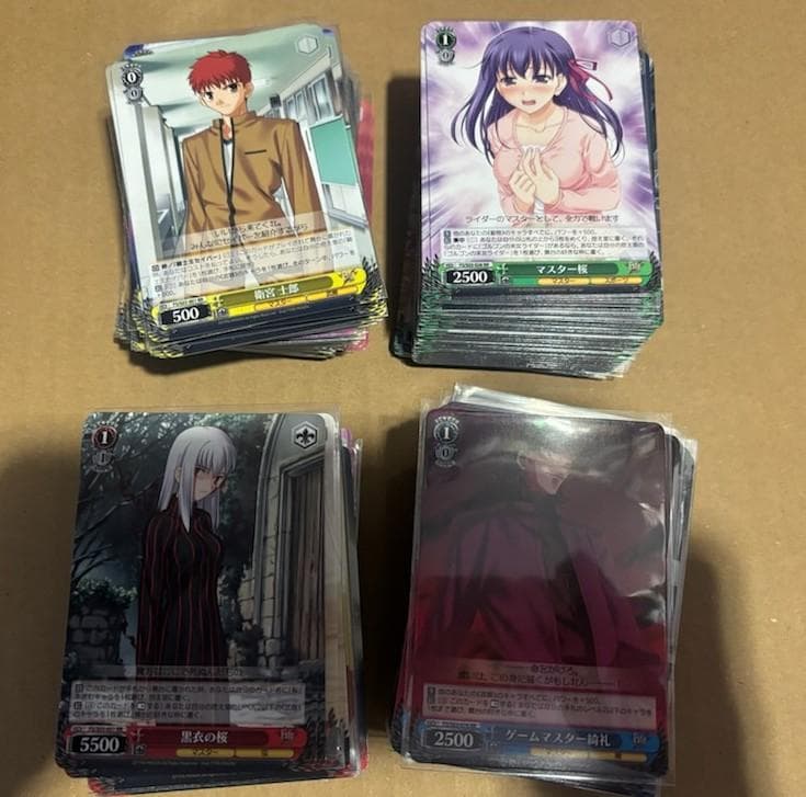 WS　フェイト　Fate　Fate/stay night　RR以下　4コンセット