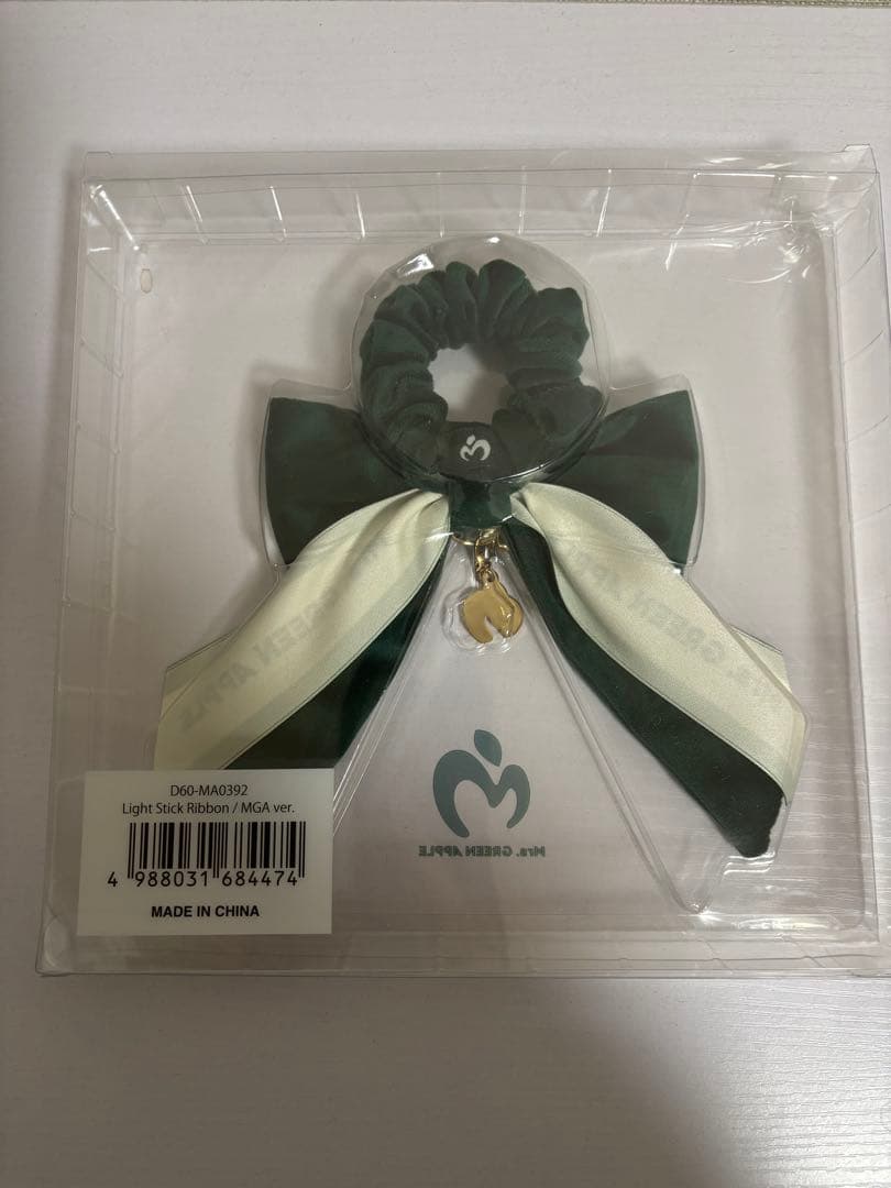 【新品未使用】ライトスティックリボン　Harmony ミセスグリーンアップル