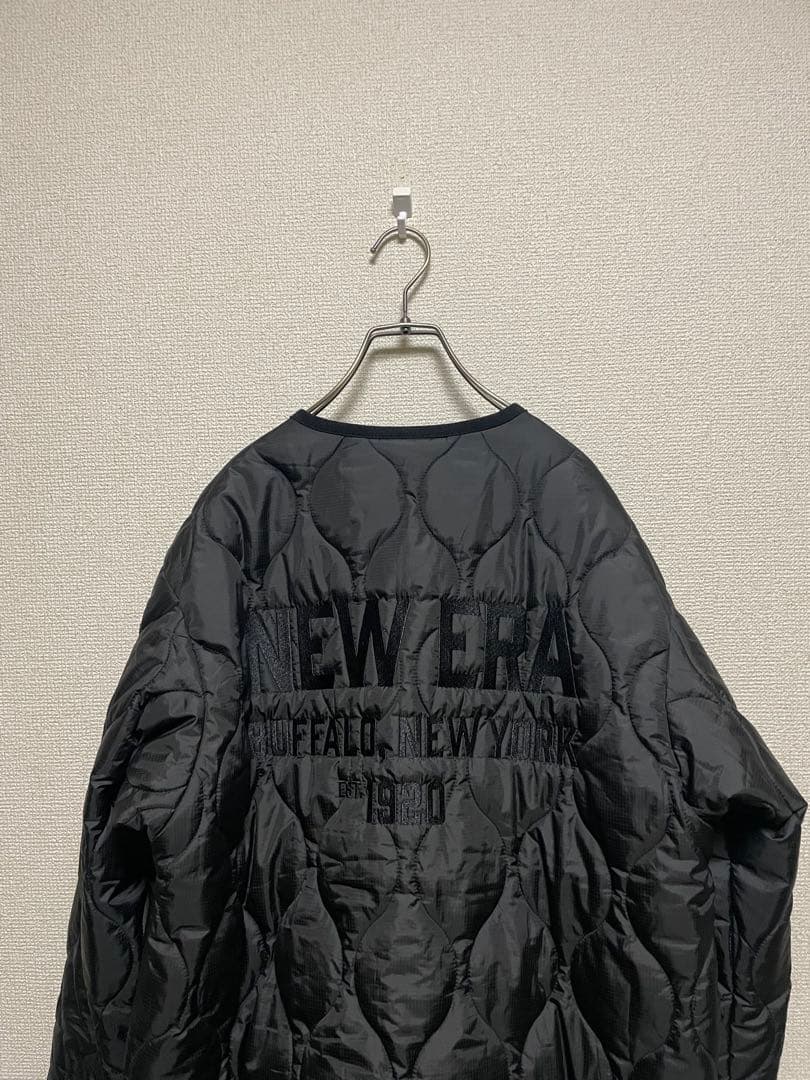 NEW ERA ニューエラ ゴルフ キルティングジャケット 黒 中綿ジャケット