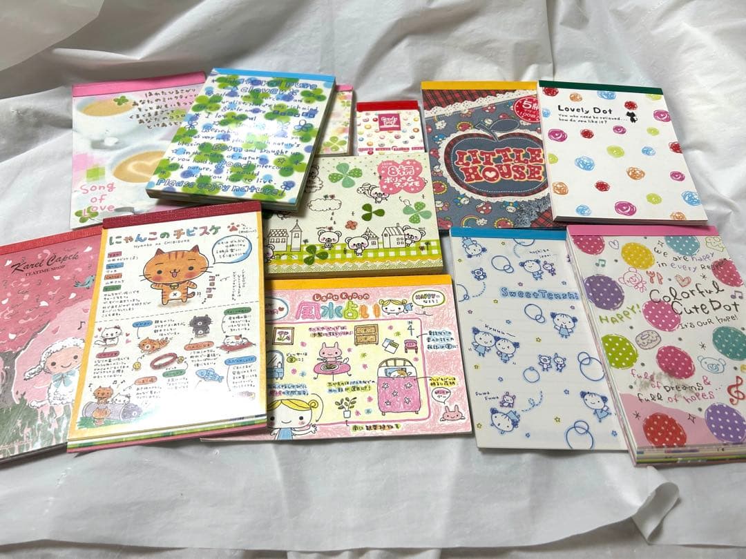 平成　レトロ　ファンシー　アニマル　クローバー　大量　メモ帳　おまとめ売り