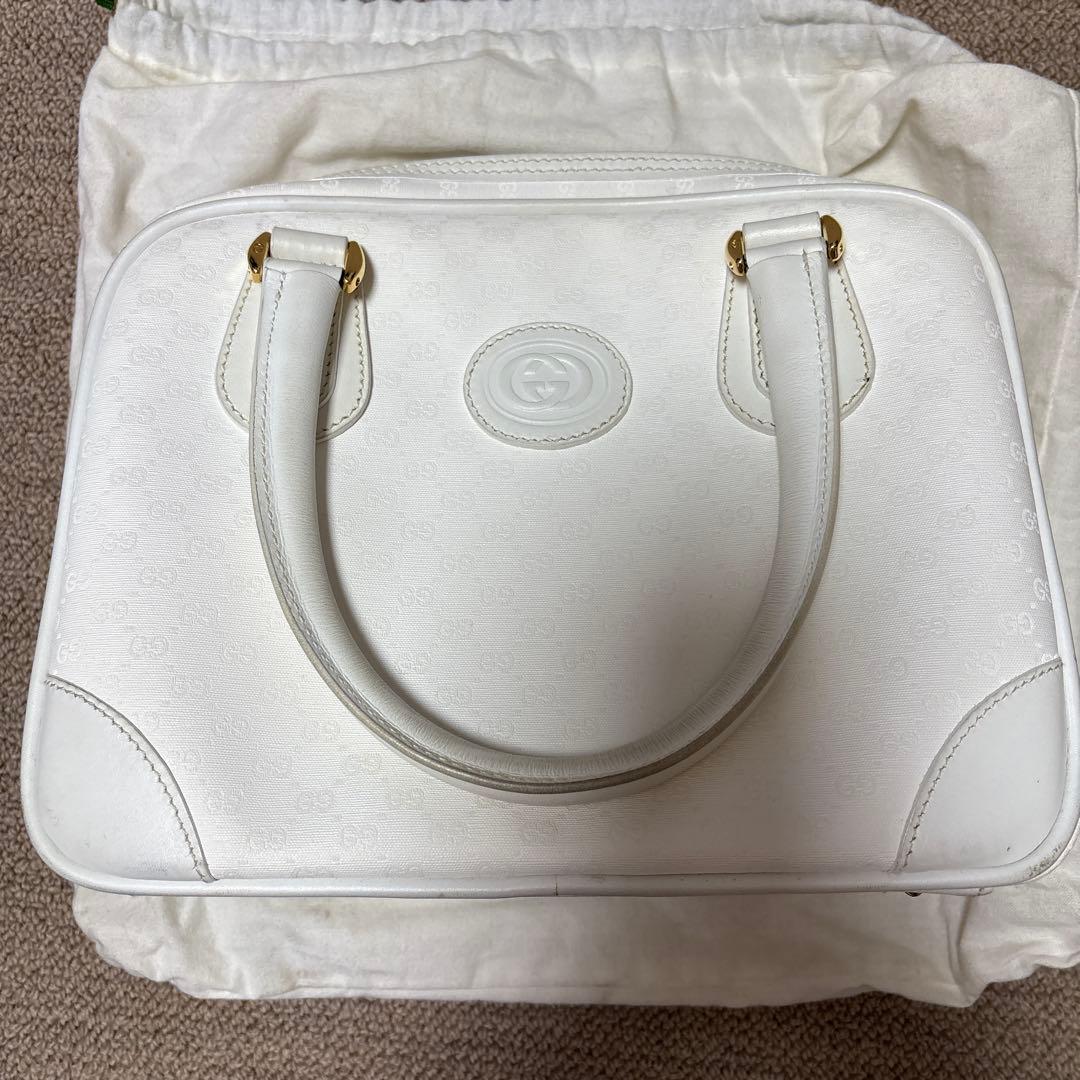 GUCCI ハンドバック　ホワイト