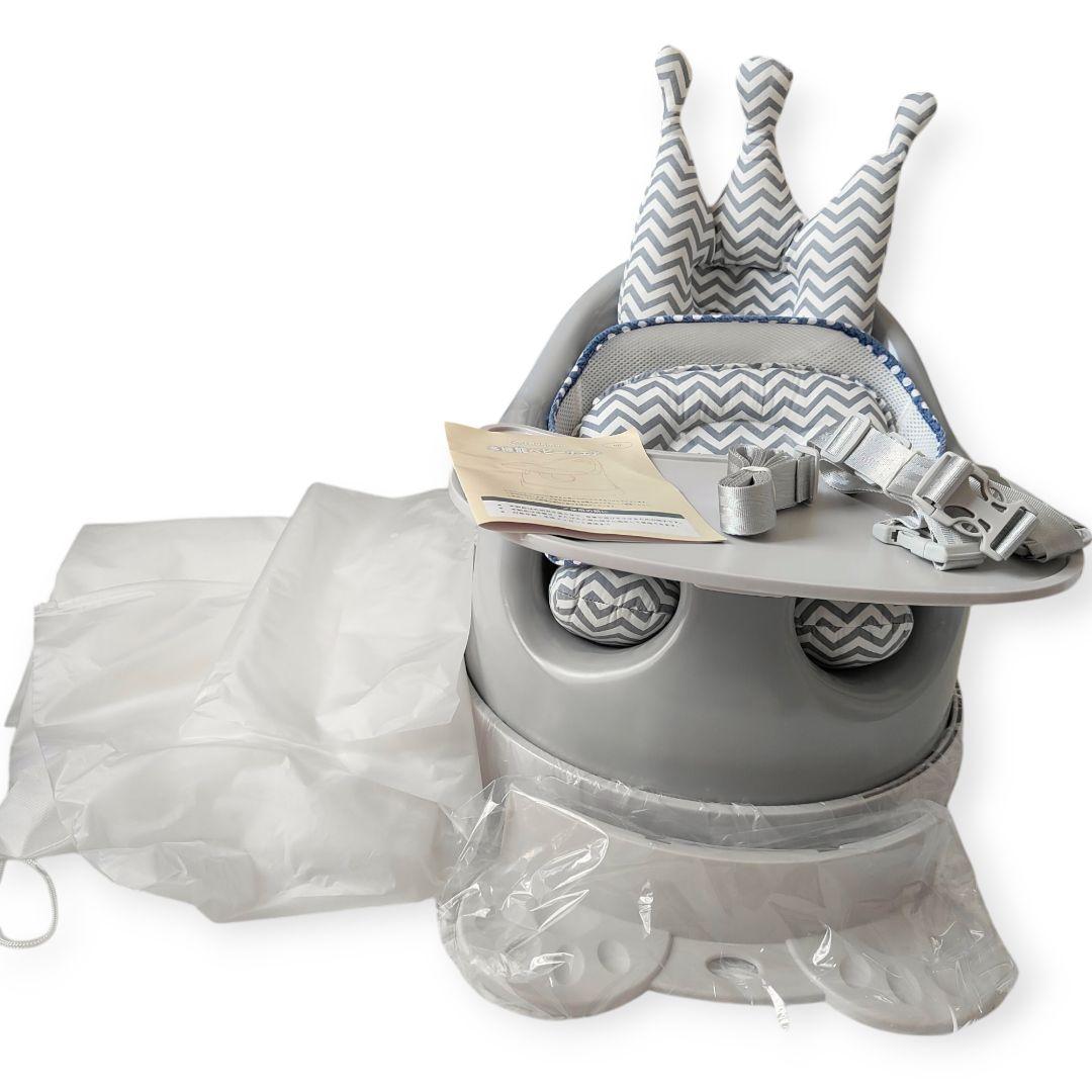 《極美品》ベビーチェア ハグムー Hugmuu 10点セット ローチェア グレー