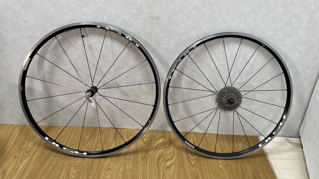 Y♢859 シマノ　ホイール前後輪セット WH-RS10　スプロケット付き