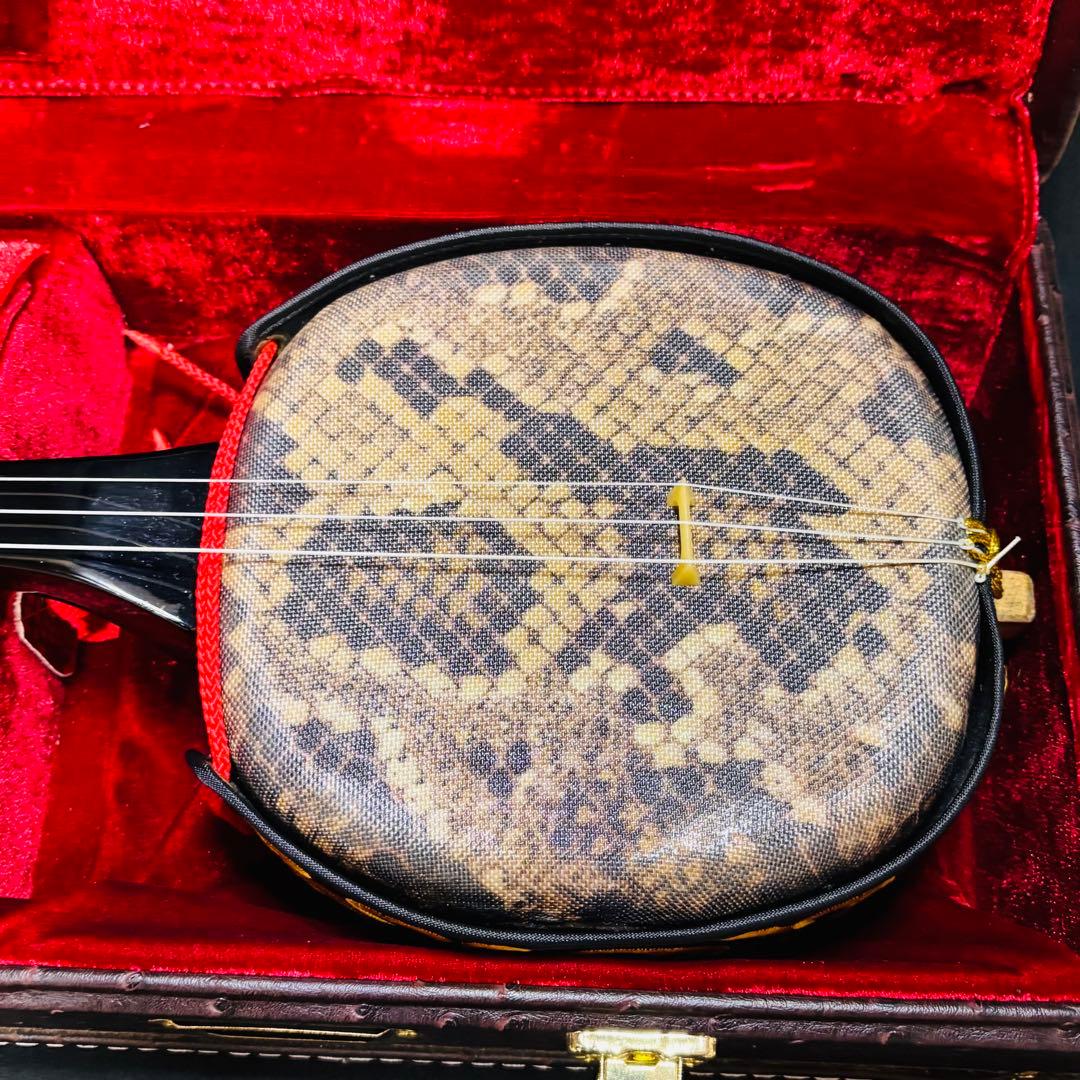 沖縄三線 日本製 楽器 弦楽器　ハードケース付き