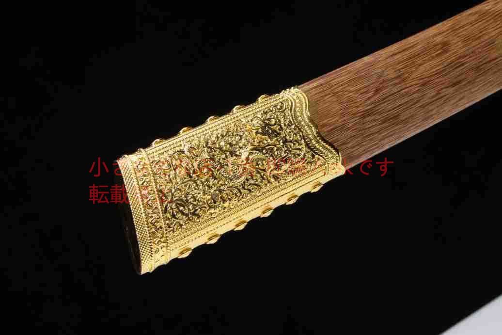 康熙戦刀模様鋼  古兵器 武具 刀装具 日本刀 模造刀 居合刀