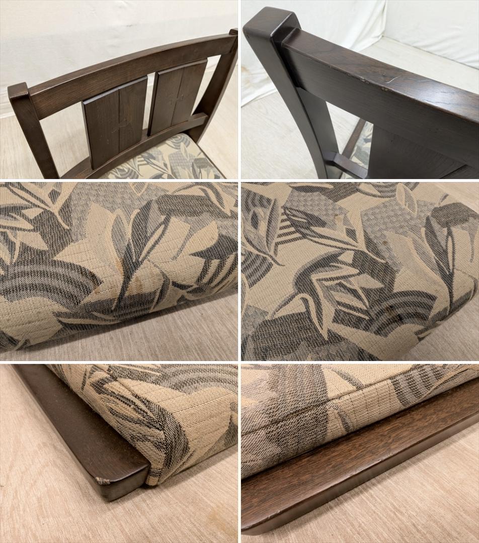 カリモク ２脚セット　座椅子　椅子　イス　チェア　一人掛け　座敷　和家具