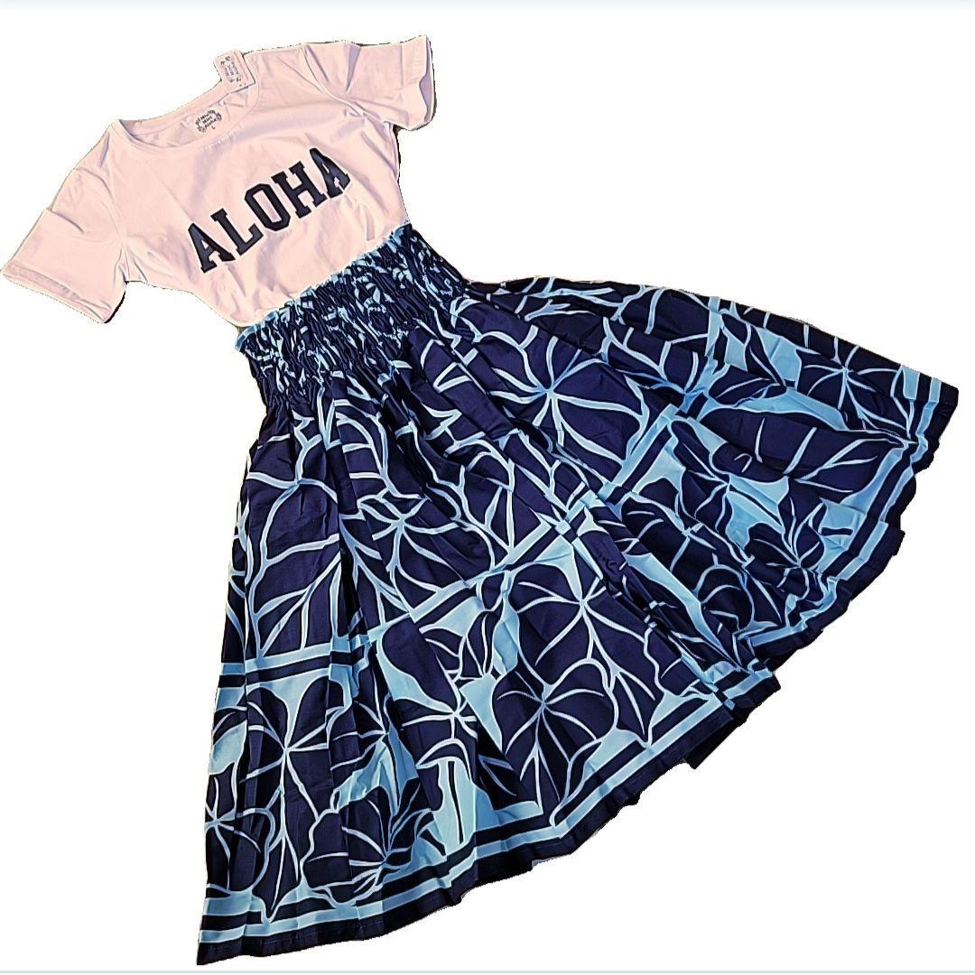 フラダンスセット①★パウスカート＋Tシャツ