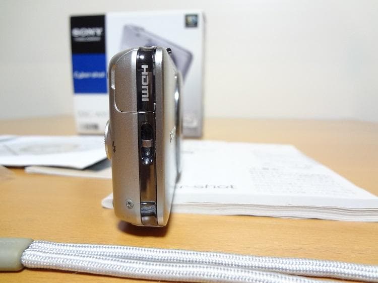 美品 SONYデジタルカメラDSC-WX7 シルバー 動作OK 一部訳あり