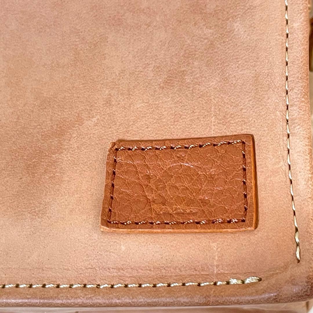 Laluce　ラルーチェ　バゲットバッグM　normal　ヌメ革　革タグ　肩紐