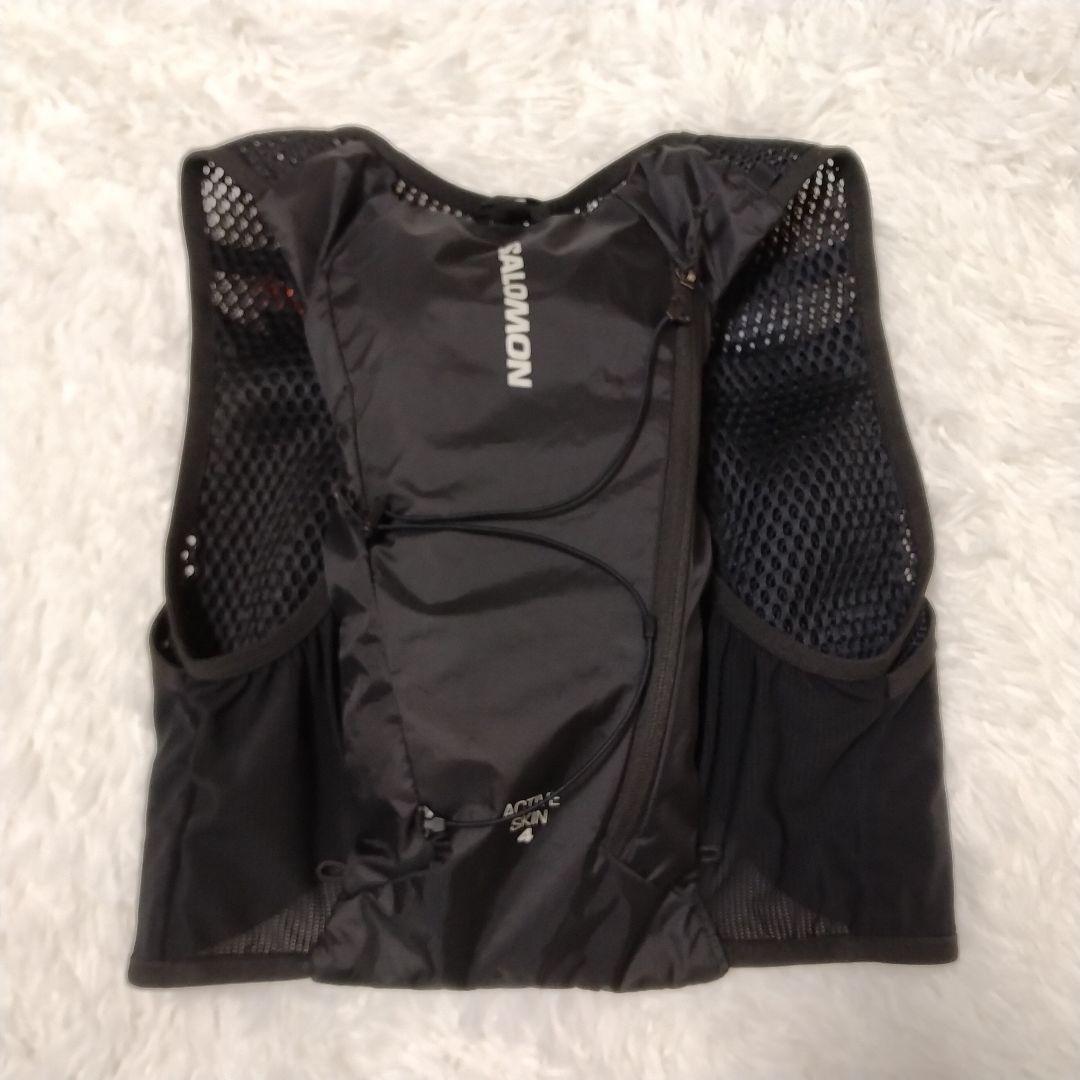 SALOMON ACTIVE SKIN4 ブラック ランニングベスト サロモン