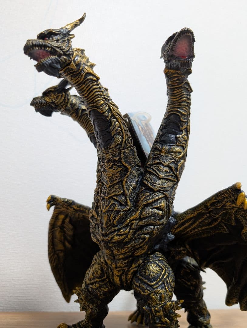 当時物 2004年式 美品 カイザーギドラ ソフビ フィギュア タグ付き