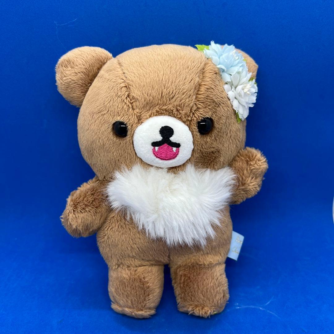 リラックマストア限定　チャイロイコグマ　がおがおポージングぬいぐるみ