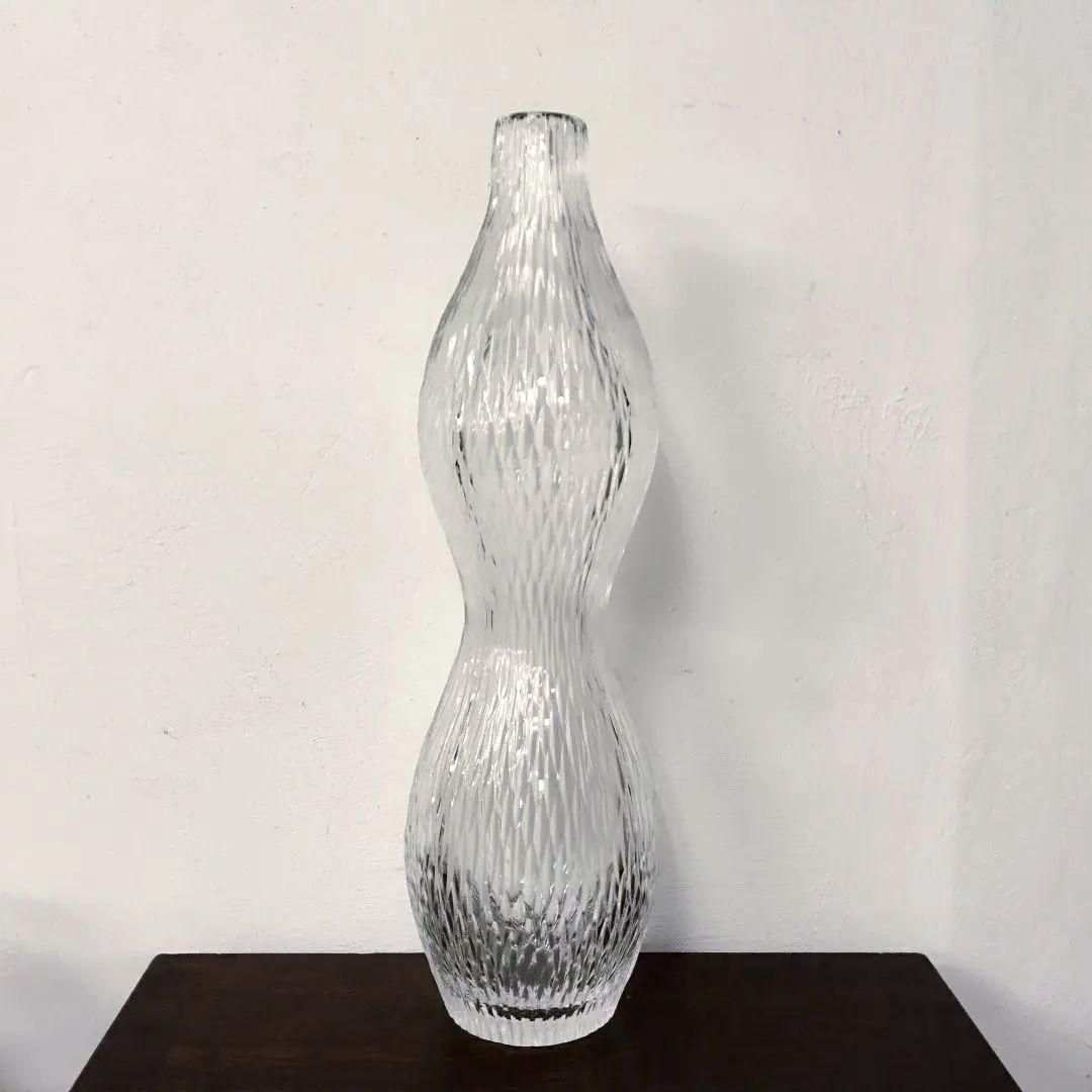 Anne Nilsson【Orrefors gallery】ガラス 花瓶　北欧