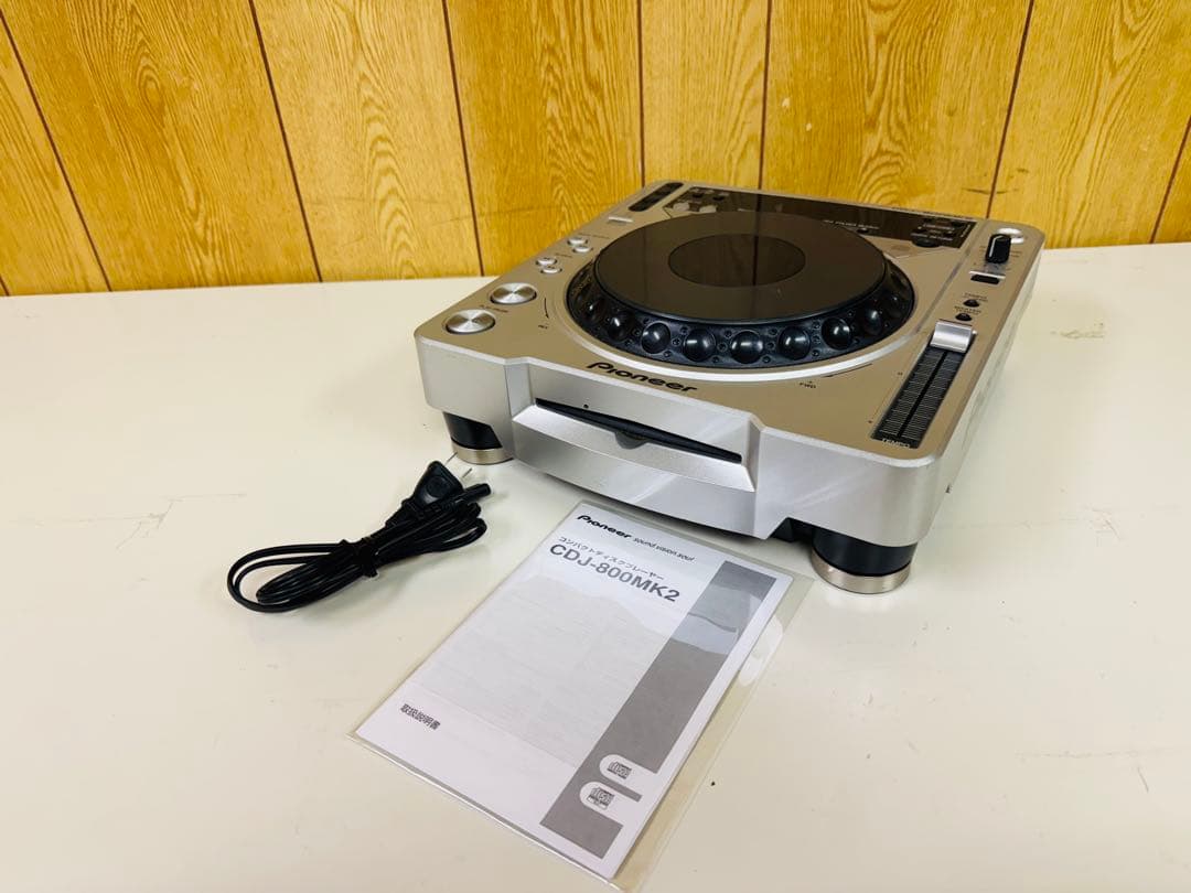 Pioneer CDターンテーブル CDJ-800MK2 パイオニア　①