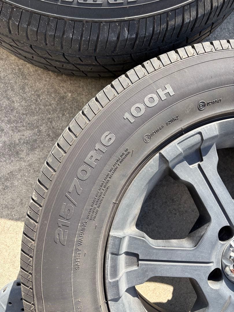 最終価格MKW MK-36 215/70R16 バリ山 デリカD5