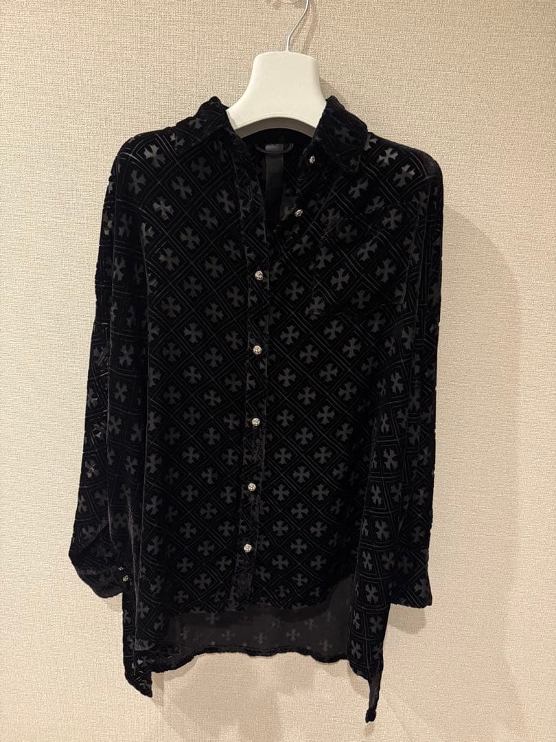 クロムハーツ新作　レディースクロス柄シャツ