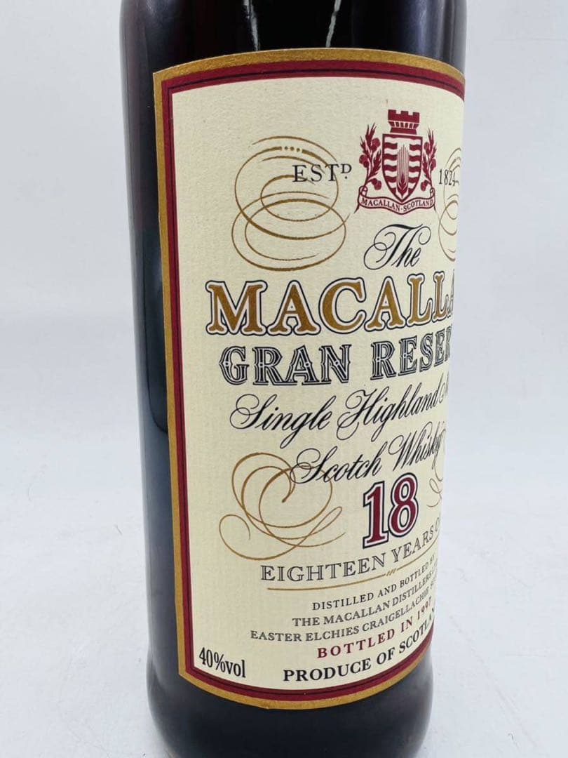 ザ・マッカラン 18年 グランレゼルバ 1979-1997 WH33602