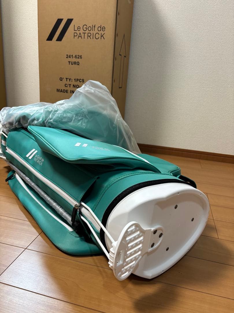 パトリック PATRICK ターコイズ スタンドキャディバッグ 2024