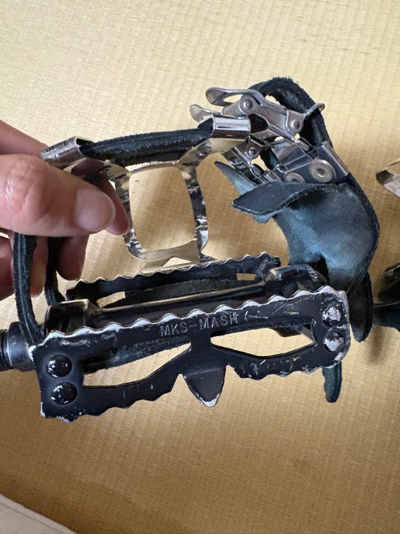 mks mash トゥークリップ ペダル