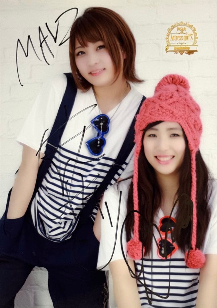 【レア】安納サオリ まなせゆうな ポートレート アクトレスガールズ スターダム