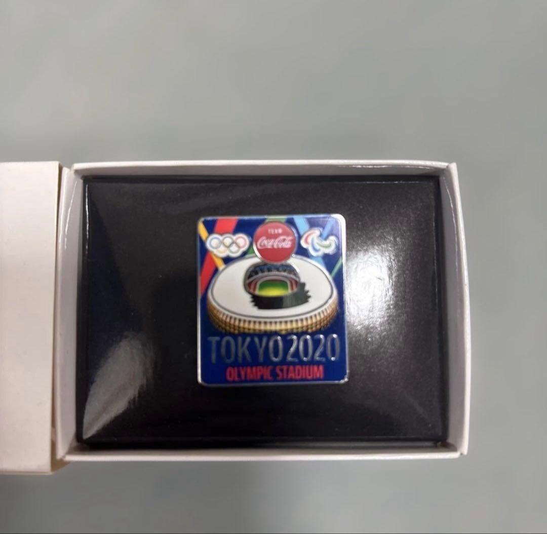 【未使用・箱付き】 TEAM Coca-Cola 東京2020 非売品ピンバッジ