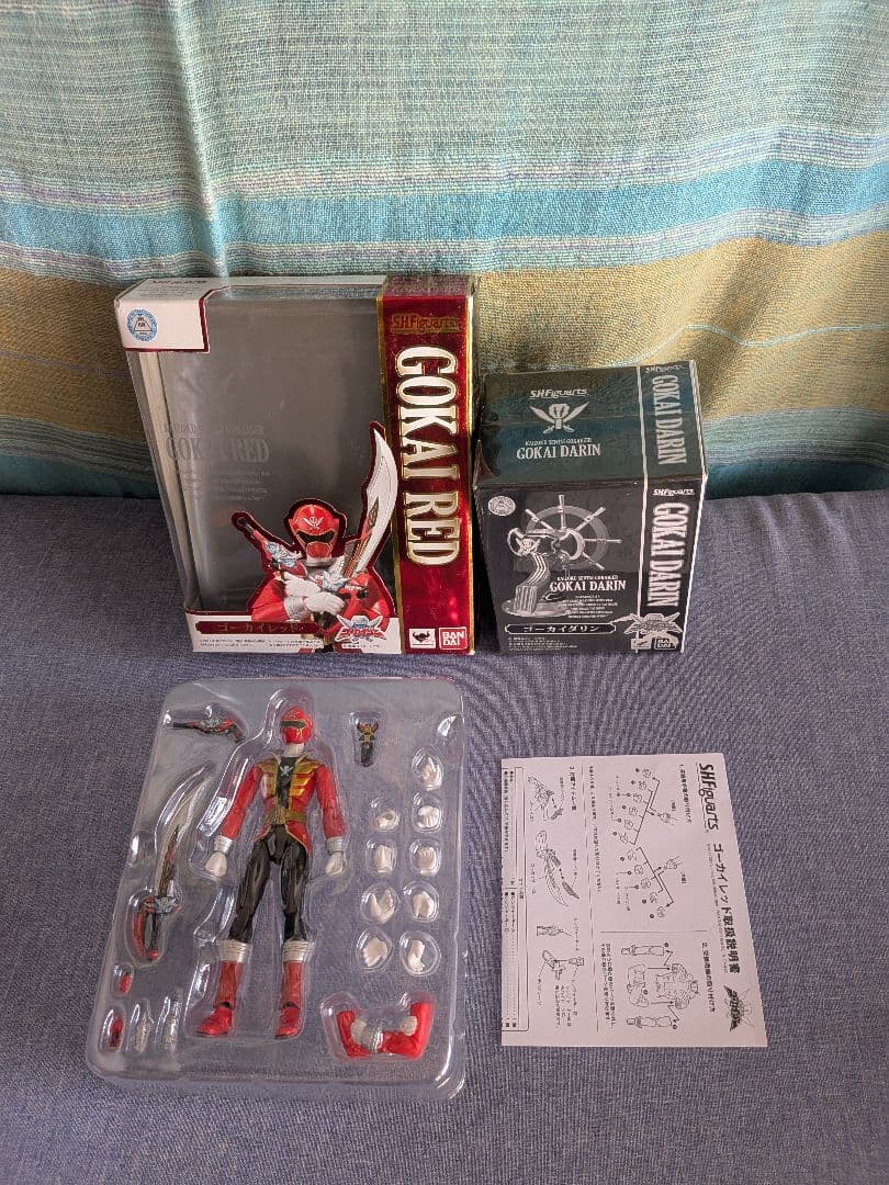 S.H.Figuartsゴーカイジャー レッド·ブルー 初回限定2個付きセット