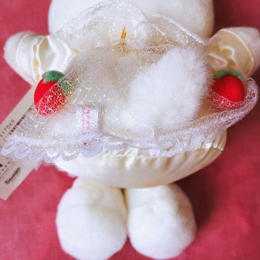 希少レア　ハローキティ　ぬいぐるみ　イチゴ　レトロ　1998 チュール　サンリオ
