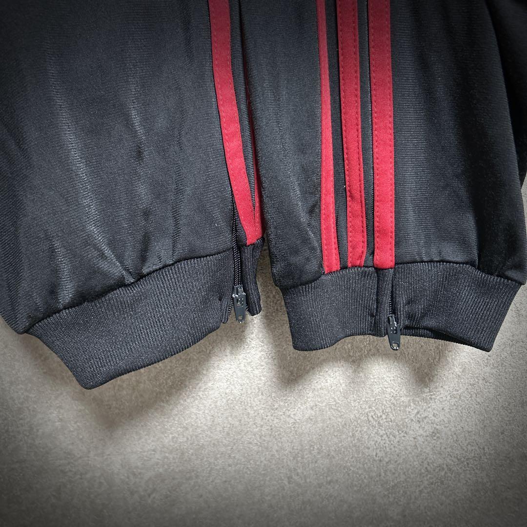 あ*様 セットアップ adidas トラックジャケット ACミラン 赤×黒×白