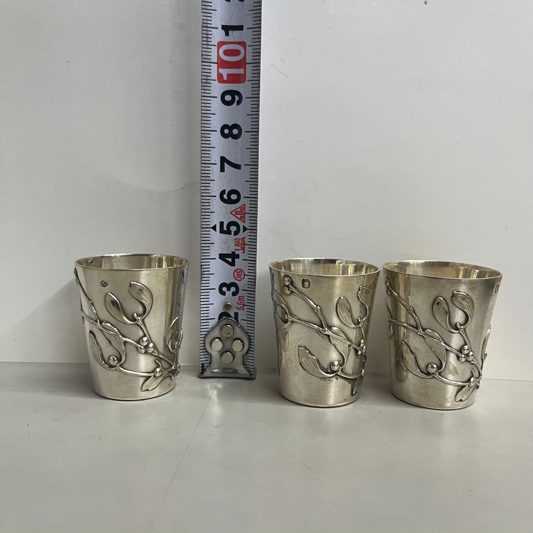 フランス　パリ　アンティーク　シルバー　銀製　リキュールカップ