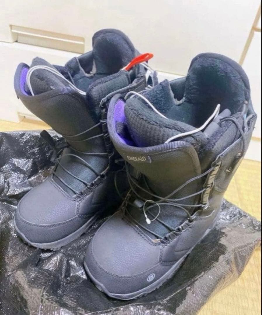 【美品】バートン スノーボードブーツ レディース 、ジュニア 22cm