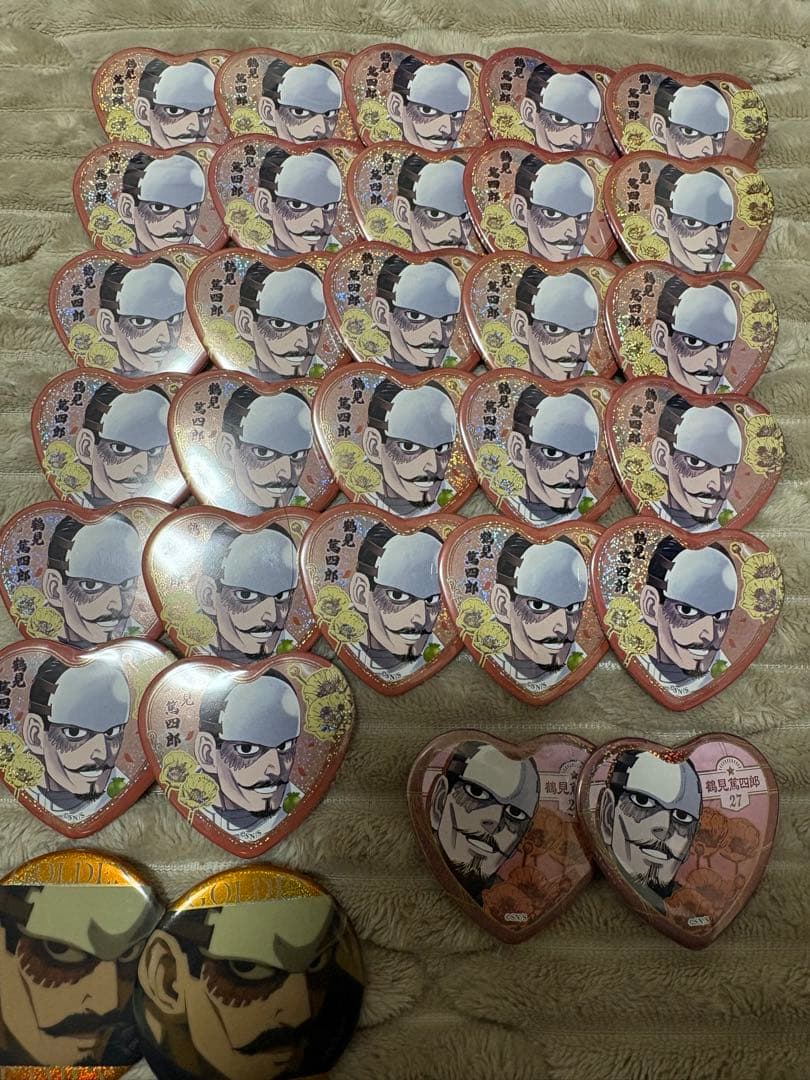 鶴見篤四郎 缶バッチ