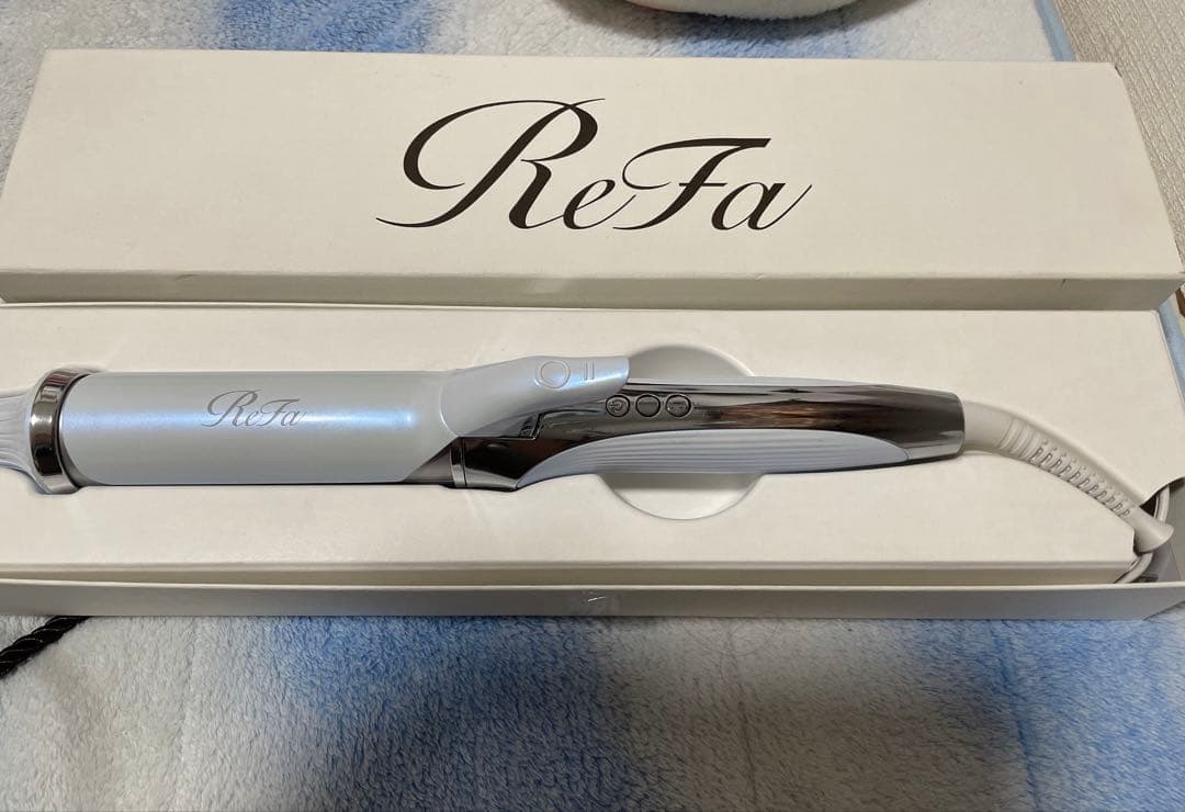 【ほぼ未使用】ReFa リファカールアイロン プロ ホワイト 38mm