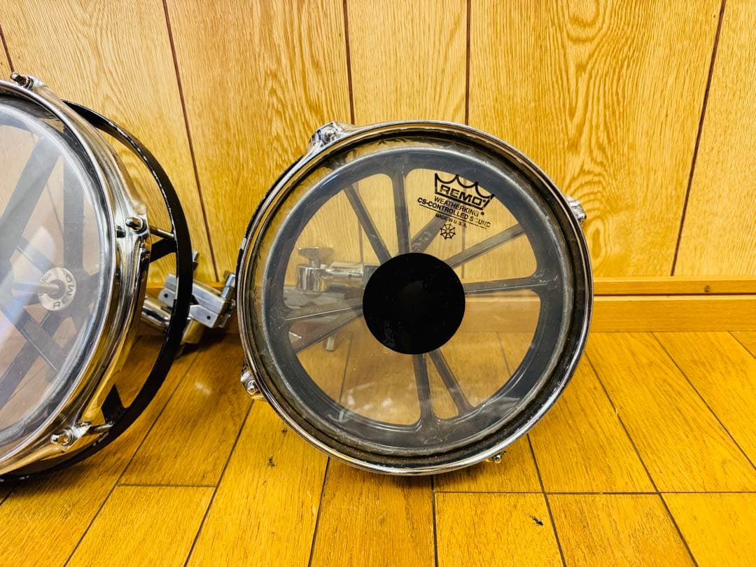 ロートタム　REMO ROTO TOM　(10)インチ　(8)インチ　現状品