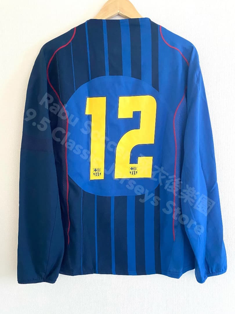バルセロナ 04/05 アウェイ ユニフォーム #12 選手仕様 長袖