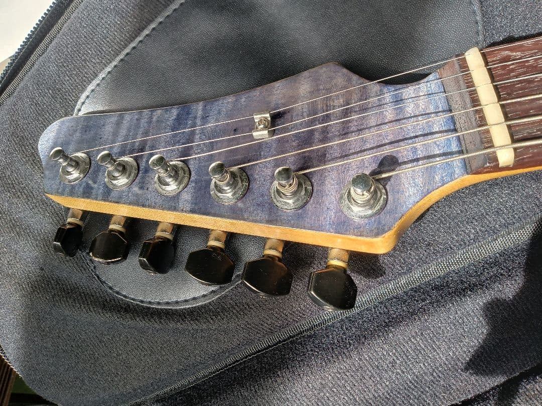 ９０年代　純国産　レア！　フレイムメイプル エレキギター　中信楽器製造