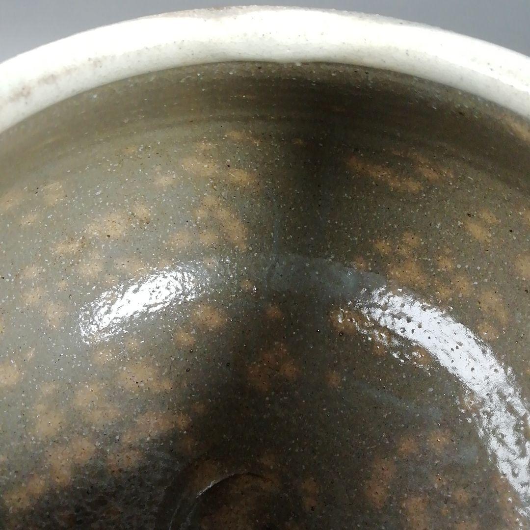 Ｗ１１７　水指　『粉引水指』『奥村考山 造』　共箱　茶道具