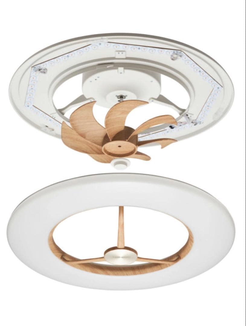 ⭐️全国送料無料】新品未使用　定価4.5万　天井　照明　シーリング　ファン　ライト