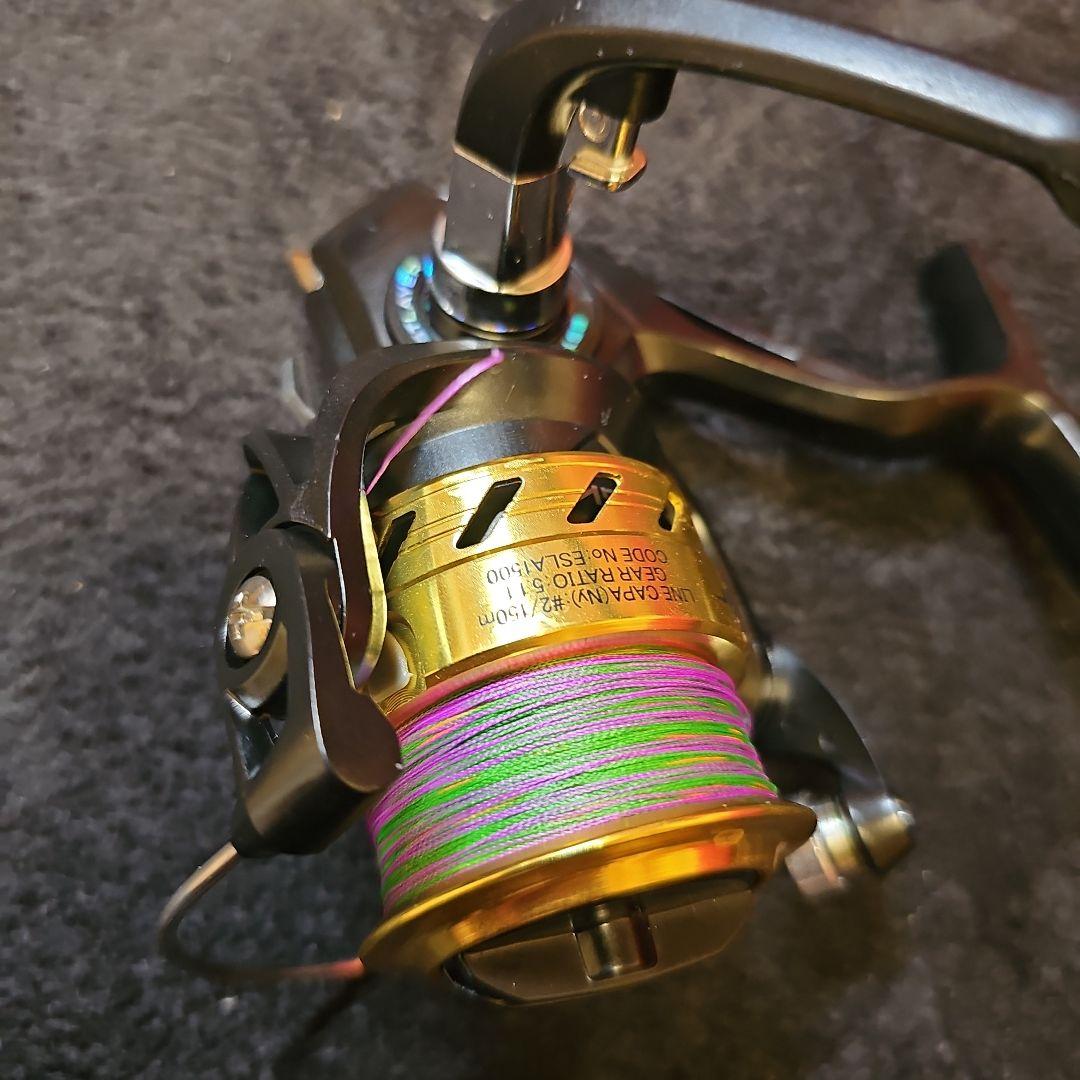 D-9　エギングロッド　新品リール　新品peライン6号着用