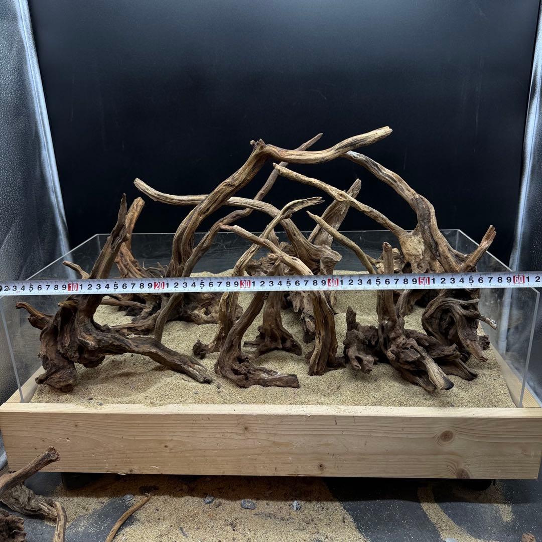 MSRW-7173 天然流木12本セット　スリムウッド　アクアリウム