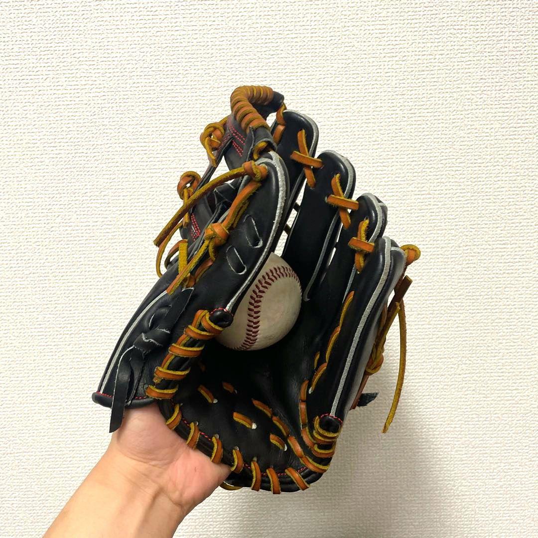 323 トレジャー 未使用 型抜群 即戦力 硬式 内野手用グローブ