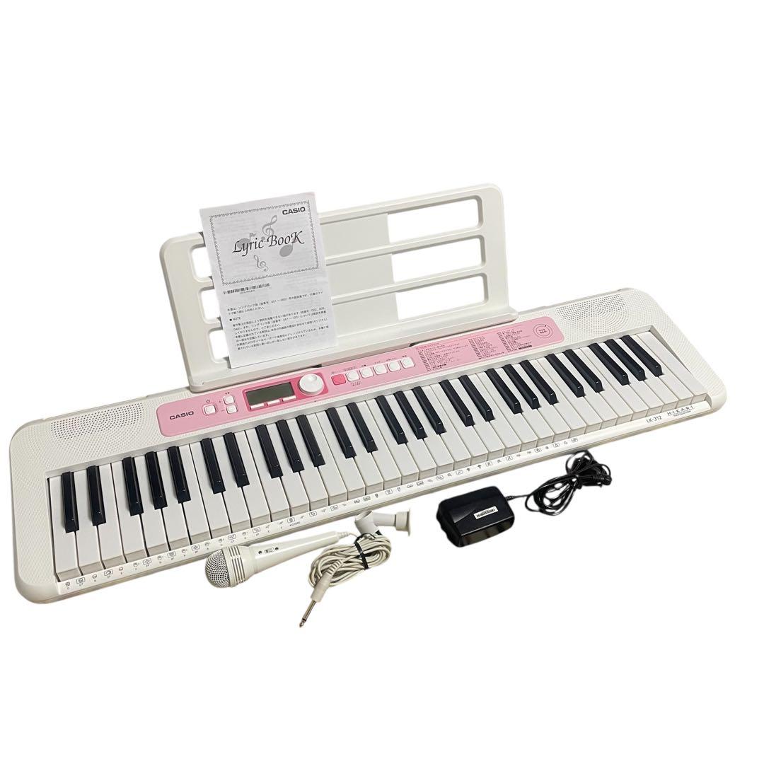 【美品/マイク付】CASIO 光ナビゲーションキーボードLK-312 カシオ