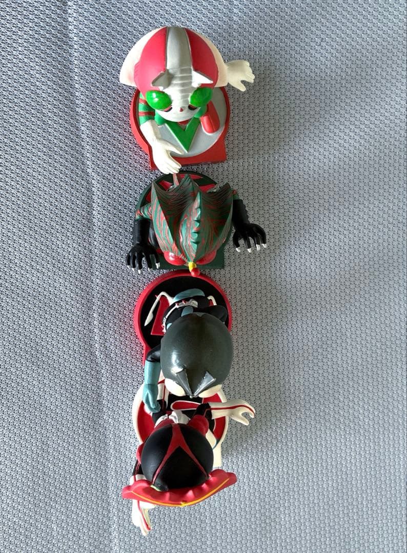 ボブルヘッド　ユラユラ首ふりマスコット　仮面ライダー　セット