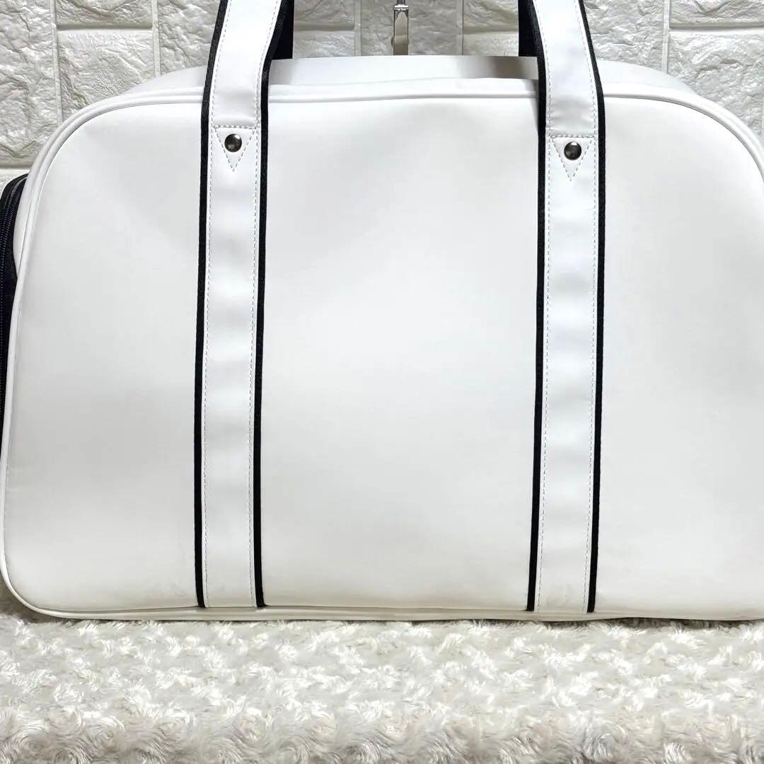 美品 PUMA プーマ ボストンバック ゴルフ ホワイト タウンユース　完売品