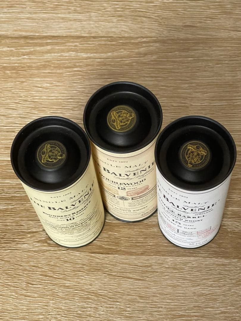 ミニボトル ウイスキー バルヴェニー 3本セット（10年、12年、15年）