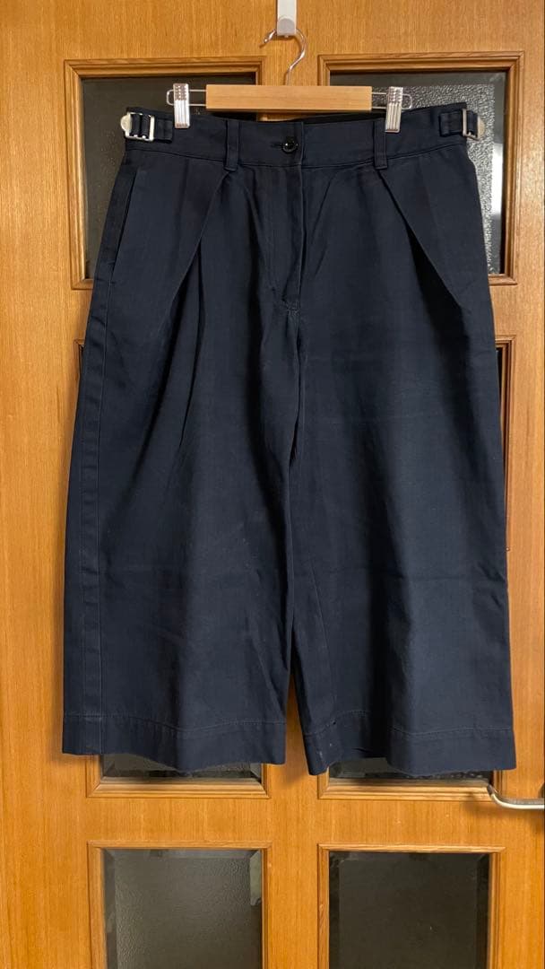 sacai luck ネイビー クロップドパンツ